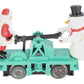 Lionel 6-18422 O Gauge Christmas Santa & Snowman Handcar LN/Box