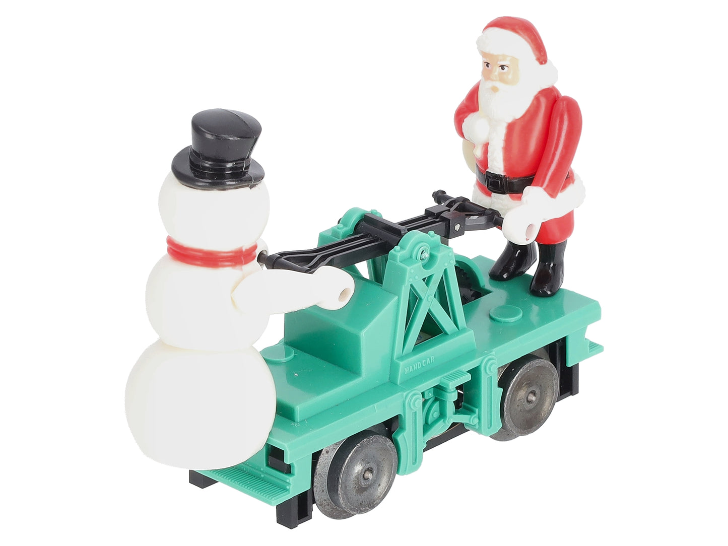 Lionel 6-18422 O Gauge Christmas Santa & Snowman Handcar LN/Box