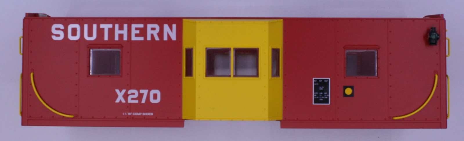 Lionel 22282-2 Southern Scale Bay Window Caboose Body