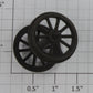 Lionel 700E-211 Trail Truck Spoked Wheel & Axle Assembly