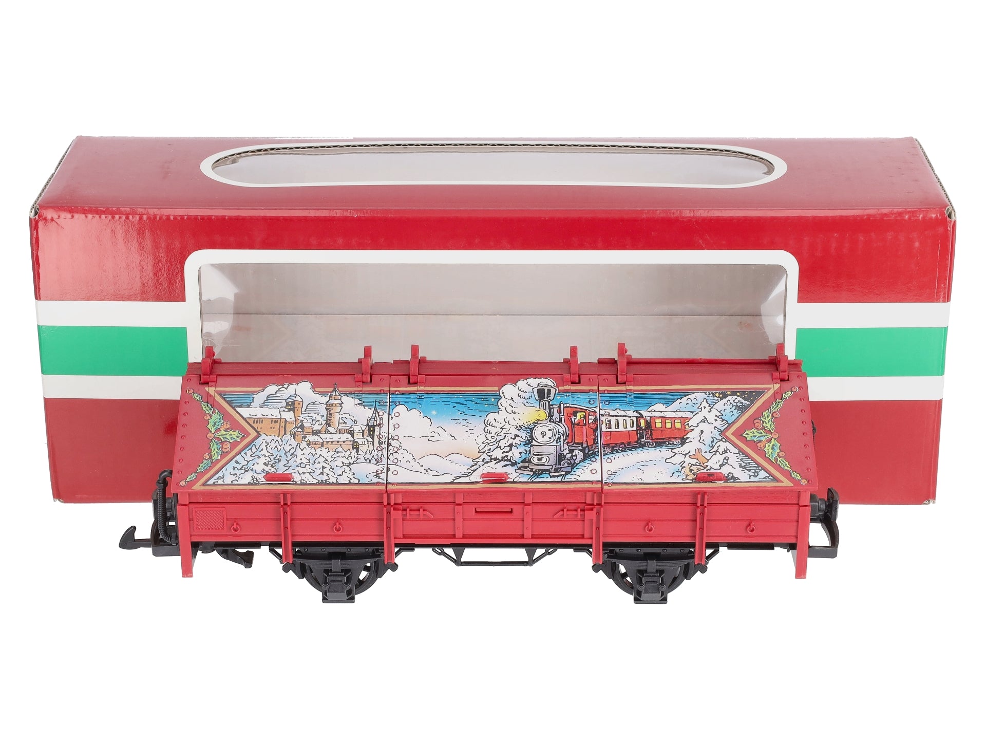 LGB 45110 G Scale Covered Christmas Gondola LN/Box