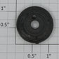 Lionel 8500-126 Black Plastic Wheel Spoke Insert with Boss