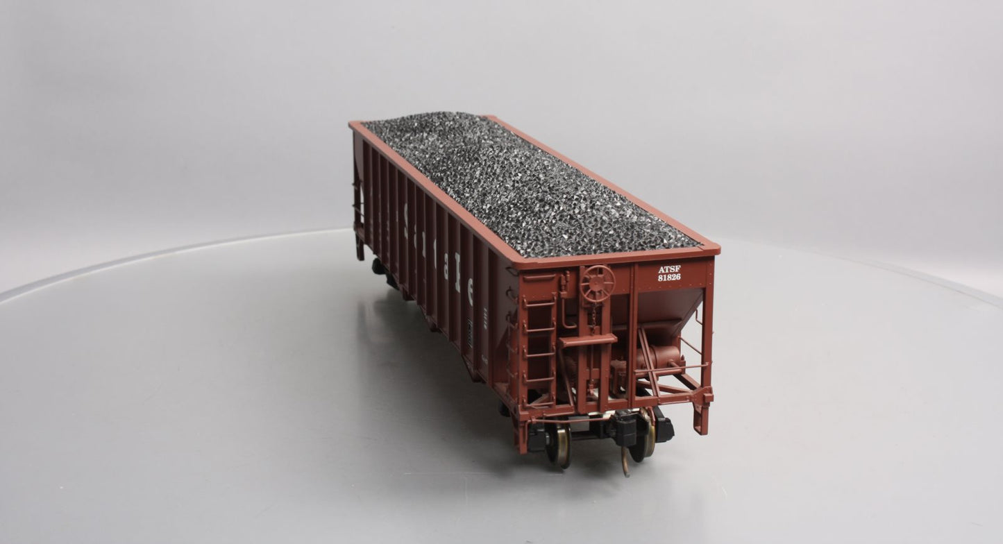 USA Trains R14002 G Santa Fe 70 Ton 3 Bay Coal Hoppers (Mineral Brown)