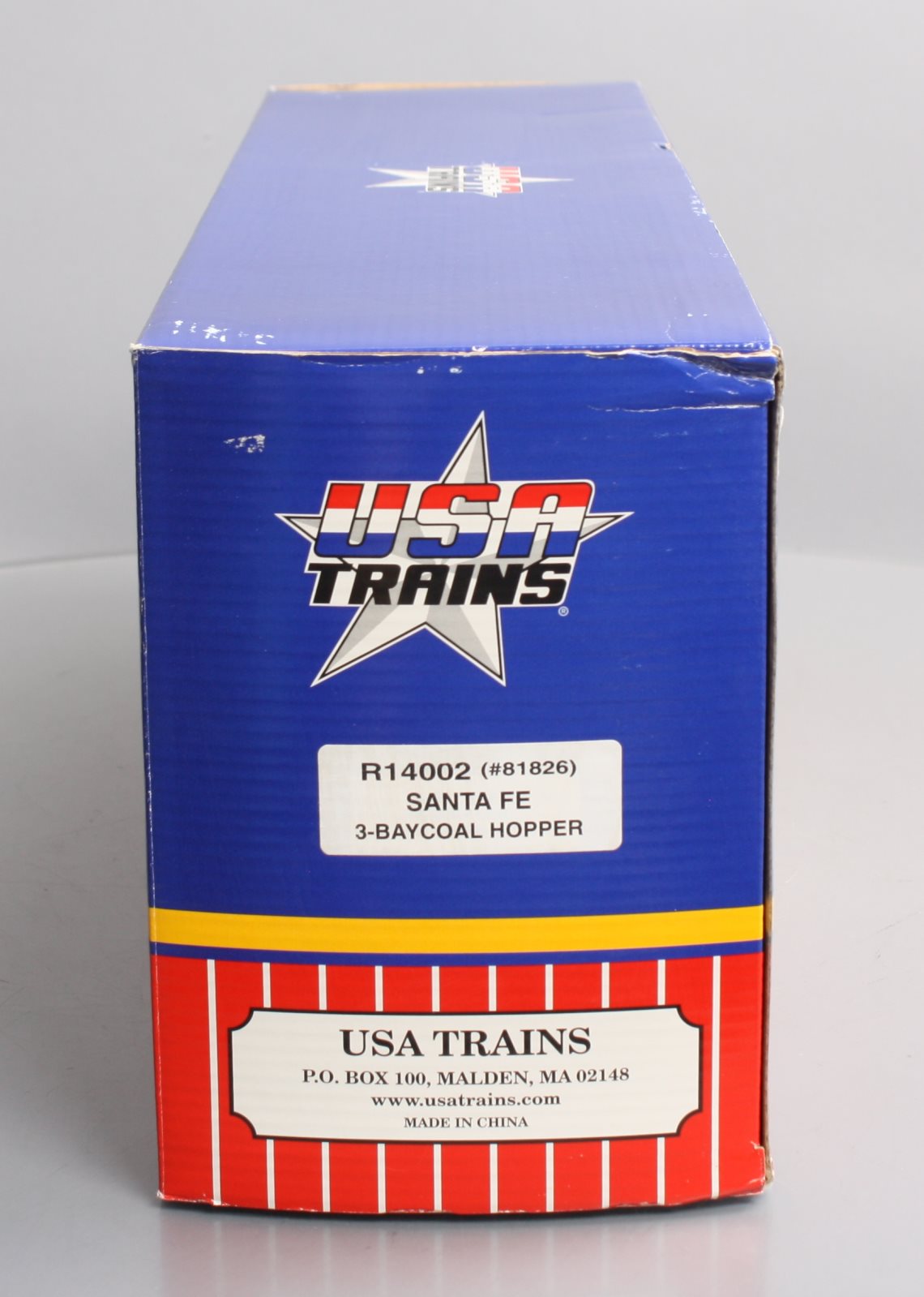 USA Trains R14002 G Santa Fe 70 Ton 3 Bay Coal Hoppers (Mineral Brown)