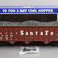 USA Trains R14002 G Santa Fe 70 Ton 3 Bay Coal Hoppers (Mineral Brown)