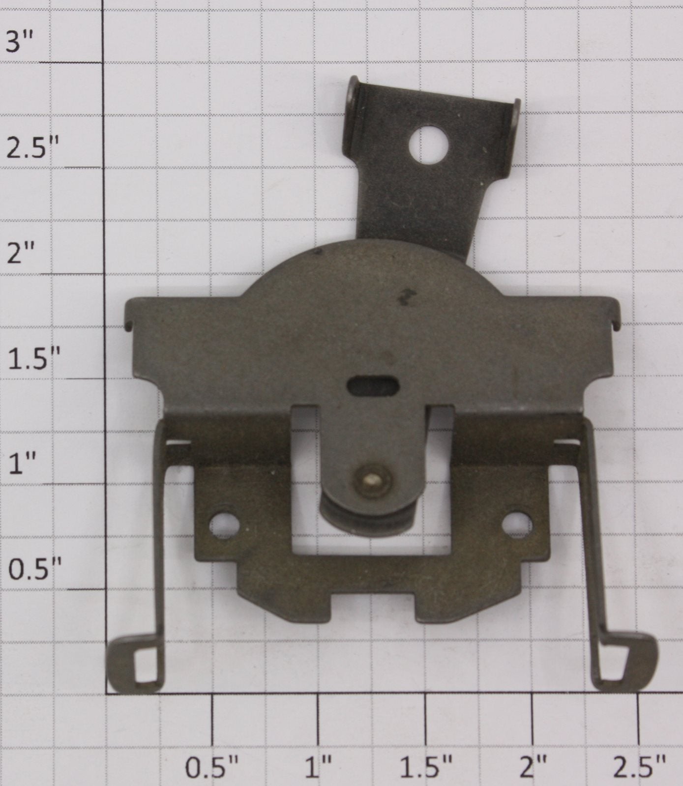 Lionel 1120-7 Nickel Front Scout Truck and Bracket Assembly without Wheels