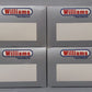 Williams 43168 D&RGW 72 Ft. Streamline Passenger Car (Pack of 4) LN/Box