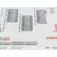 Marklin 43320 HO Royal Bavarian State Railroad 3-Axle Passenger Cars Set