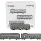 Marklin 43320 HO Royal Bavarian State Railroad 3-Axle Passenger Cars Set