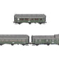 Marklin 43320 HO Royal Bavarian State Railroad 3-Axle Passenger Cars Set