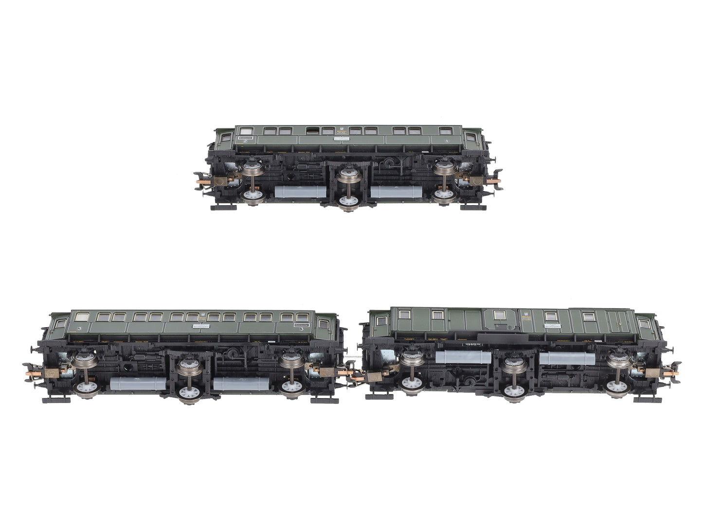 Marklin 43320 HO Royal Bavarian State Railroad 3-Axle Passenger Cars Set