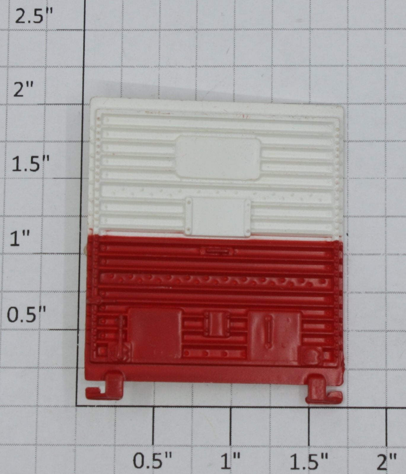 Lionel 9472-12 Detroit & Mackinac Red and White Boxcar Door with Guides