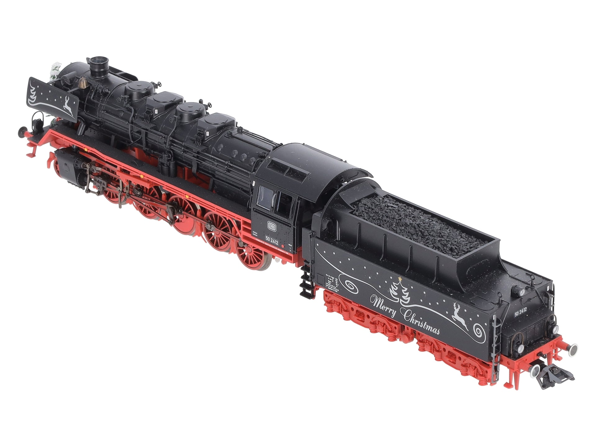 Marklin 37899 HO DB Christmas Steam Locomotive & Tender w/Display #502412