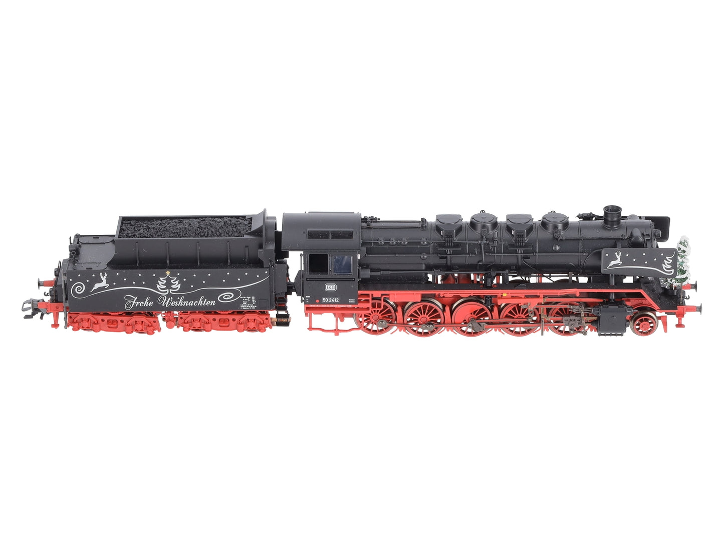 Marklin 37899 HO DB Christmas Steam Locomotive & Tender w/Display #502412