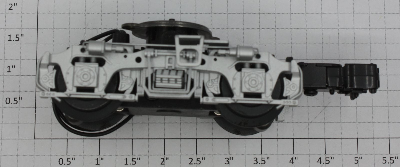 Lionel 14590-590 F-3B 4-Wheel Silver Rear Dummy Truck