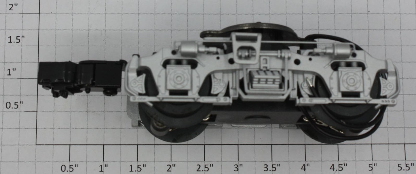 Lionel 14590-590 F-3B 4-Wheel Silver Rear Dummy Truck