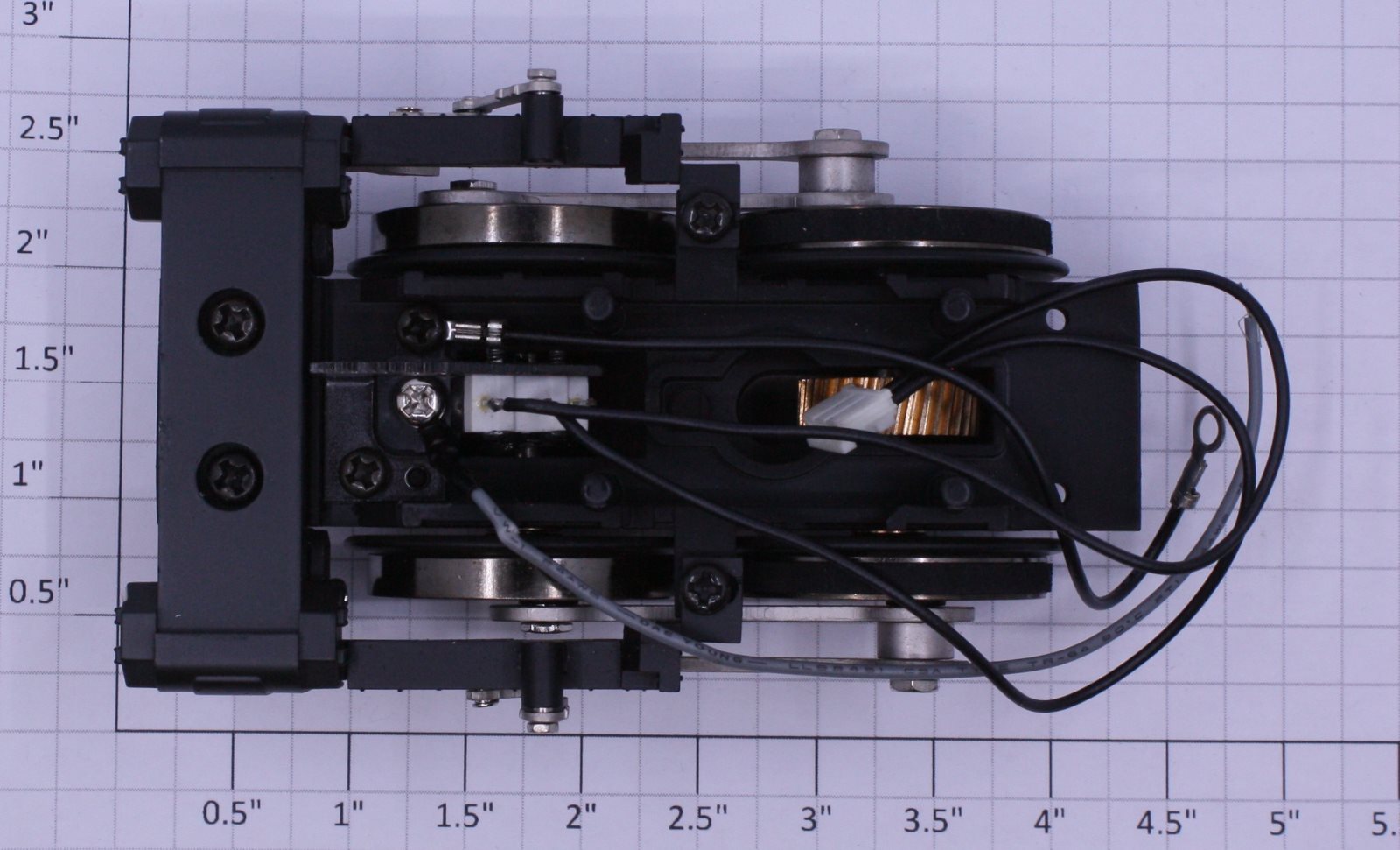 Lionel 38020-601 PRR LM T-1 Rear Engine Frame & Wheel Assembly