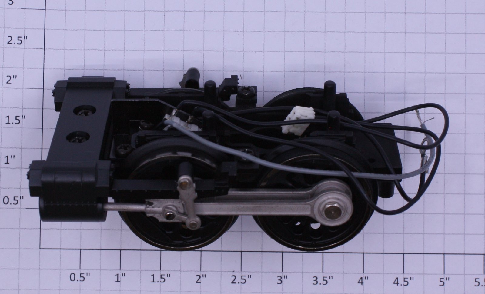 Lionel 38020-601 PRR LM T-1 Rear Engine Frame & Wheel Assembly
