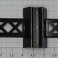 Lionel 19455-4 O Gauge Flatcar Black Metal Trailer Bracket Plate and Bumper