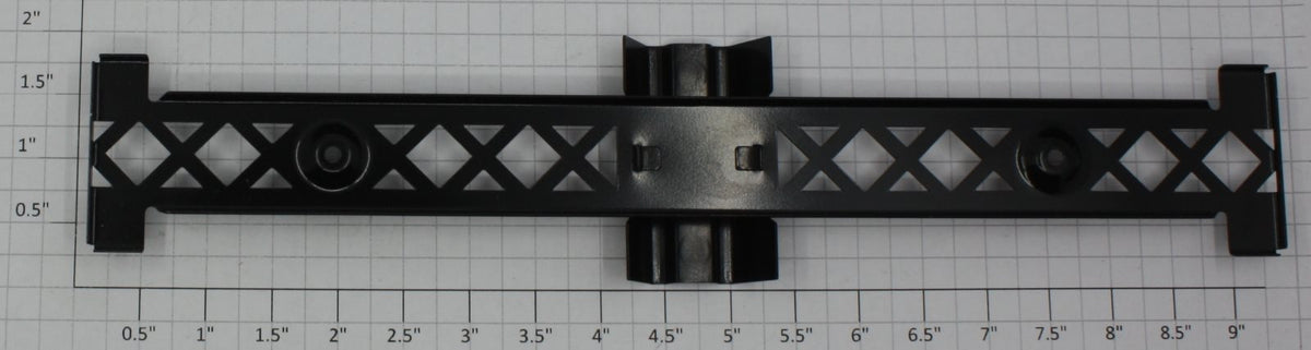 Lionel 19455-4 O Gauge Flatcar Black Metal Trailer Bracket Plate and Bumper