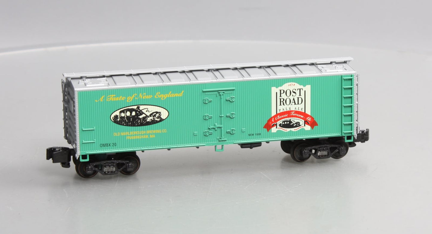Crown Model Products SR-9050 S Gauge Post Road Pale Ale Hi-Rail Reefer #20 EX/Box