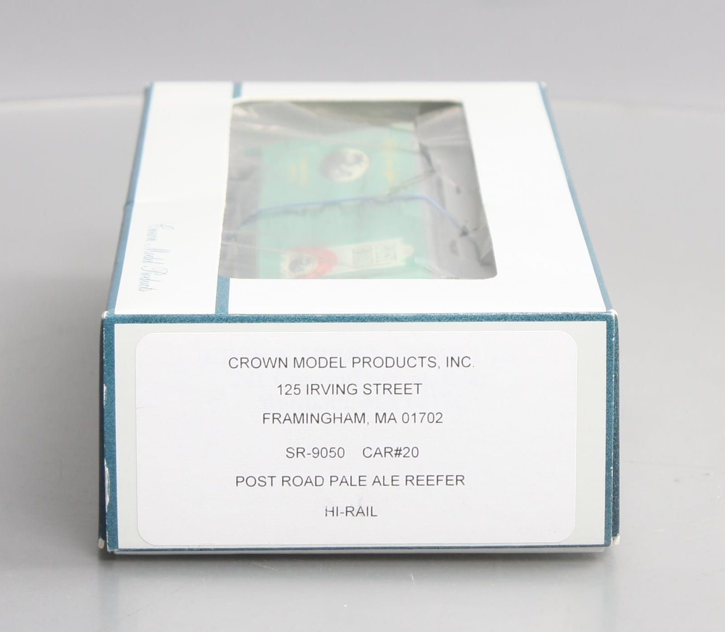 Crown Model Products SR-9050 S Gauge Post Road Pale Ale Hi-Rail Reefer #20 LN/Box