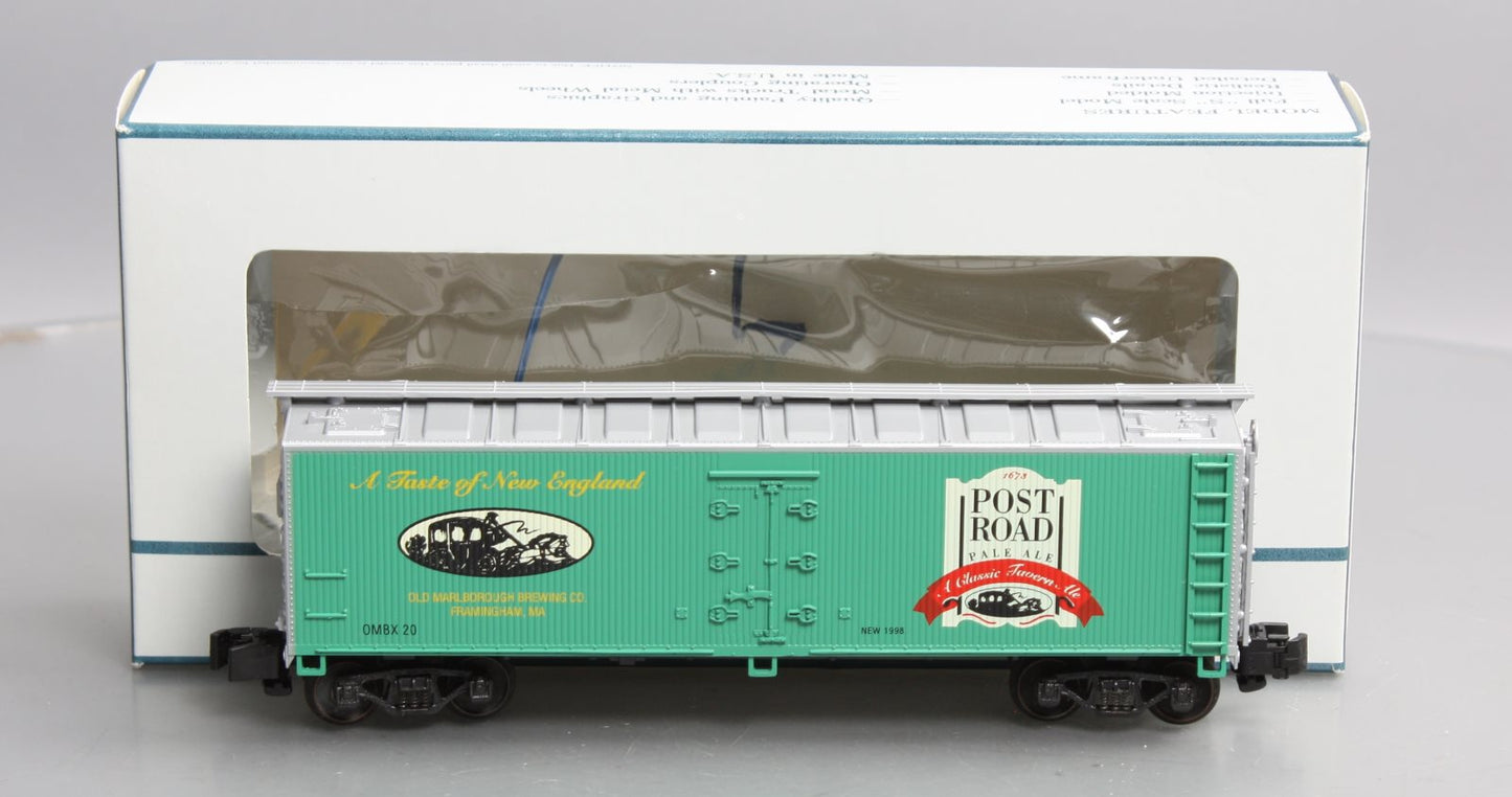 Crown Model Products SR-9050 S Gauge Post Road Pale Ale Hi-Rail Reefer #20 EX/Box