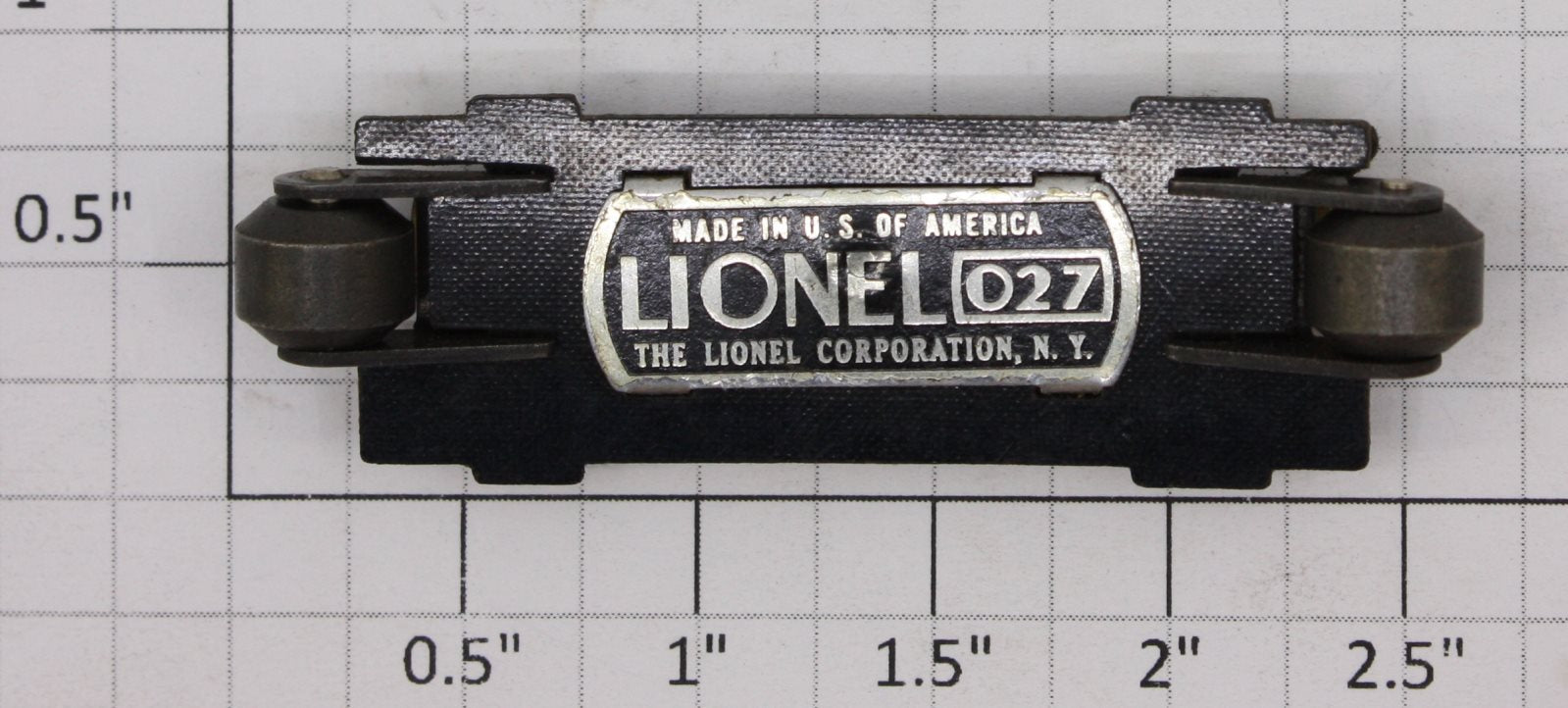 Lionel 2034-126 O27 Gauge Collector Assembly Wired with Rollers