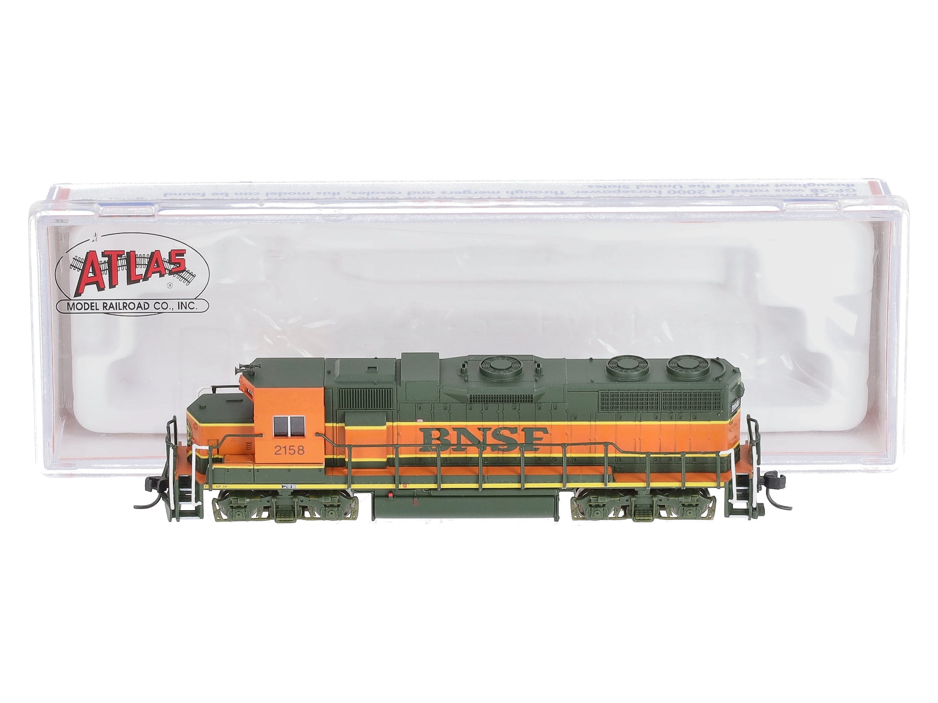 Atlas 49876 N Scale BNSF GP-38 Diesel Locomotive #2158 w/ DCC