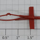 Lionel 3419-44 Red Helicopter Tail Section without Rotor Blade