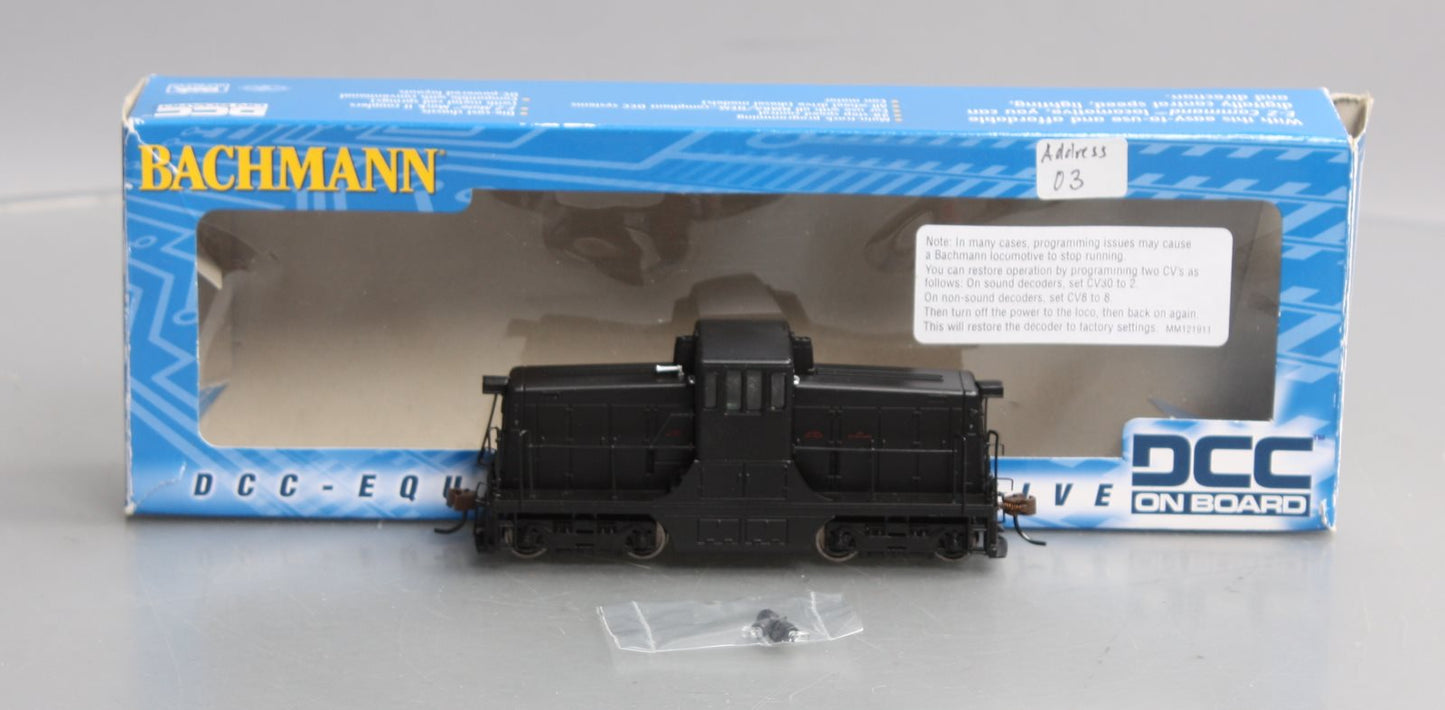 Bachmann 62202 HO Undecorated GE 44-Ton Diesel Locomotive DCC