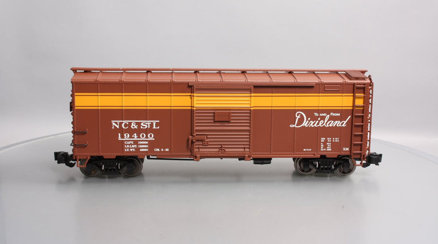 Aristo-Craft 46082S G Scale NC&STL "Dixieland" 2007 Boxcar #19400 (Metal Wheels)