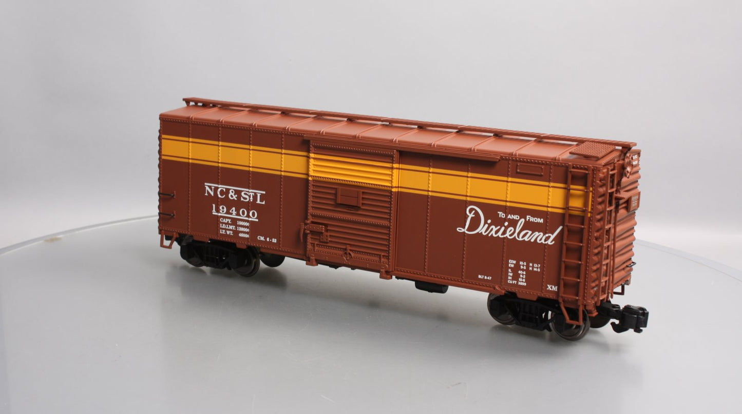 Aristo-Craft 46082S G Scale NC&STL "Dixieland" 2007 Boxcar #19400 (Metal Wheels)