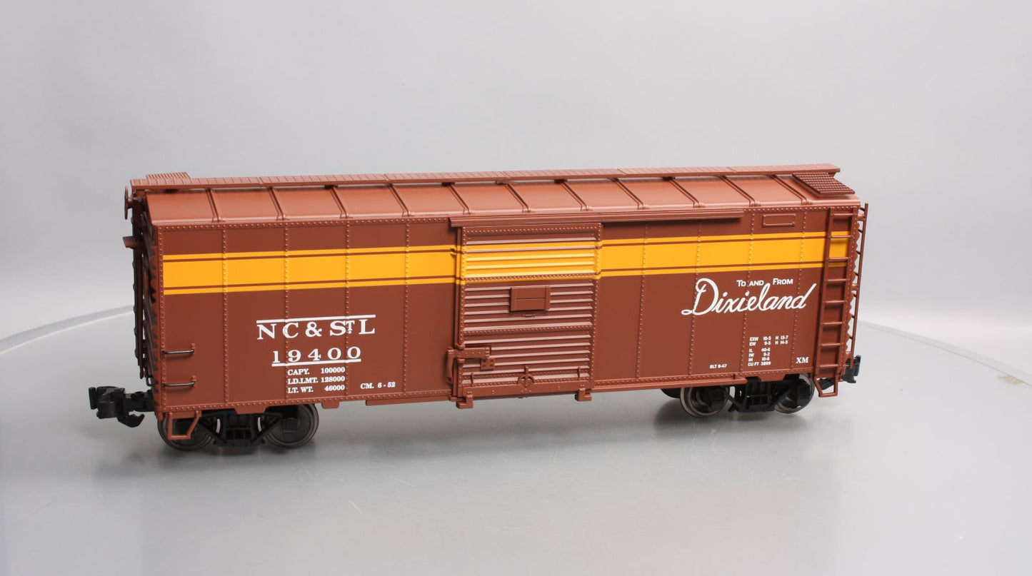Aristo-Craft 46082S G Scale NC&STL "Dixieland" 2007 Boxcar #19400 (Metal Wheels)