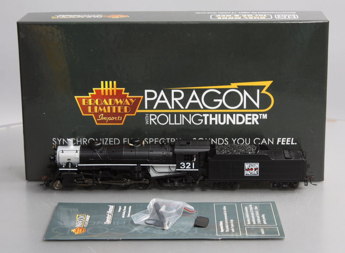 Broadway Limited 4668 HO WP USRA Light Mikado Steam Loco w/Paragon3/DC/DCC #321