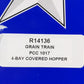 USA Trains R14136 G Scale Grain Train 4-Bay Center Flow Hopper #1018 LN/Box