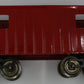 Lionel 117-3 Red Repainted Tinplate Caboose Shell with Trucks