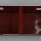 Lionel 117-3 Red Repainted Tinplate Caboose Shell with Trucks
