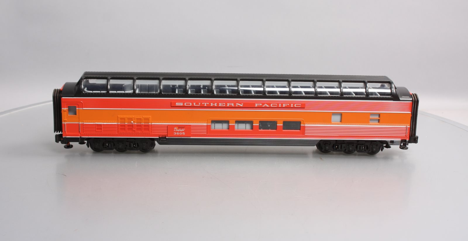 MTH 20-6717 O Southern Pacific Daylight 70' ABS Full Length Vista Dome #3605 LN/Box
