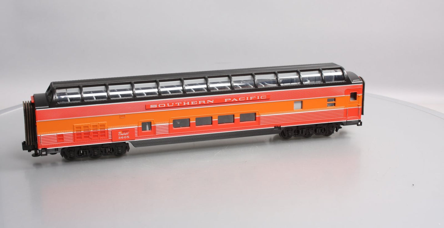 MTH 20-6717 O Southern Pacific Daylight 70' ABS Full Length Vista Dome #3605 LN/Box