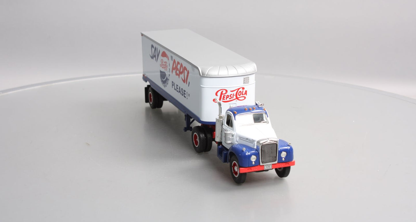 First Gear 19-1357 1:34 Scale 1960 B-61 Mack Pepsi Tractor and Trailer LN/Box