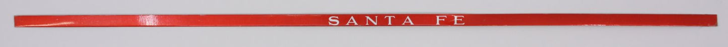 Lionel 2561-9 Right Hand Santa Fe Aluminum Car Adhesive Strip