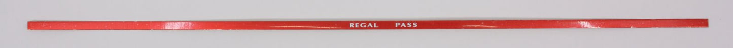 Lionel 2562-11 Right Hand Santa Fe Regal Pass Aluminum Car Adhesive Strip