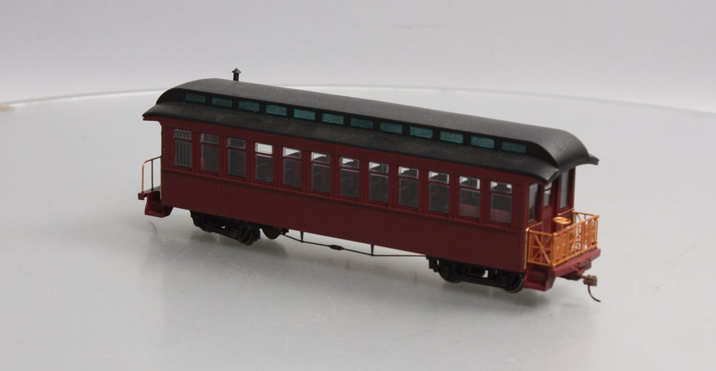Bachmann 26298 On30 Painted & Unlettered Observation Car with Lighted Interior