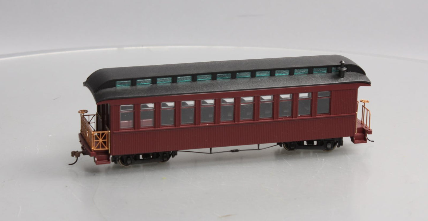 Bachmann 26298 On30 Painted & Unlettered Observation Car with Lighted Interior