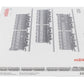 Marklin 42041 HO KPEV Passenger Car w/3 Pairs of Compartment Cars