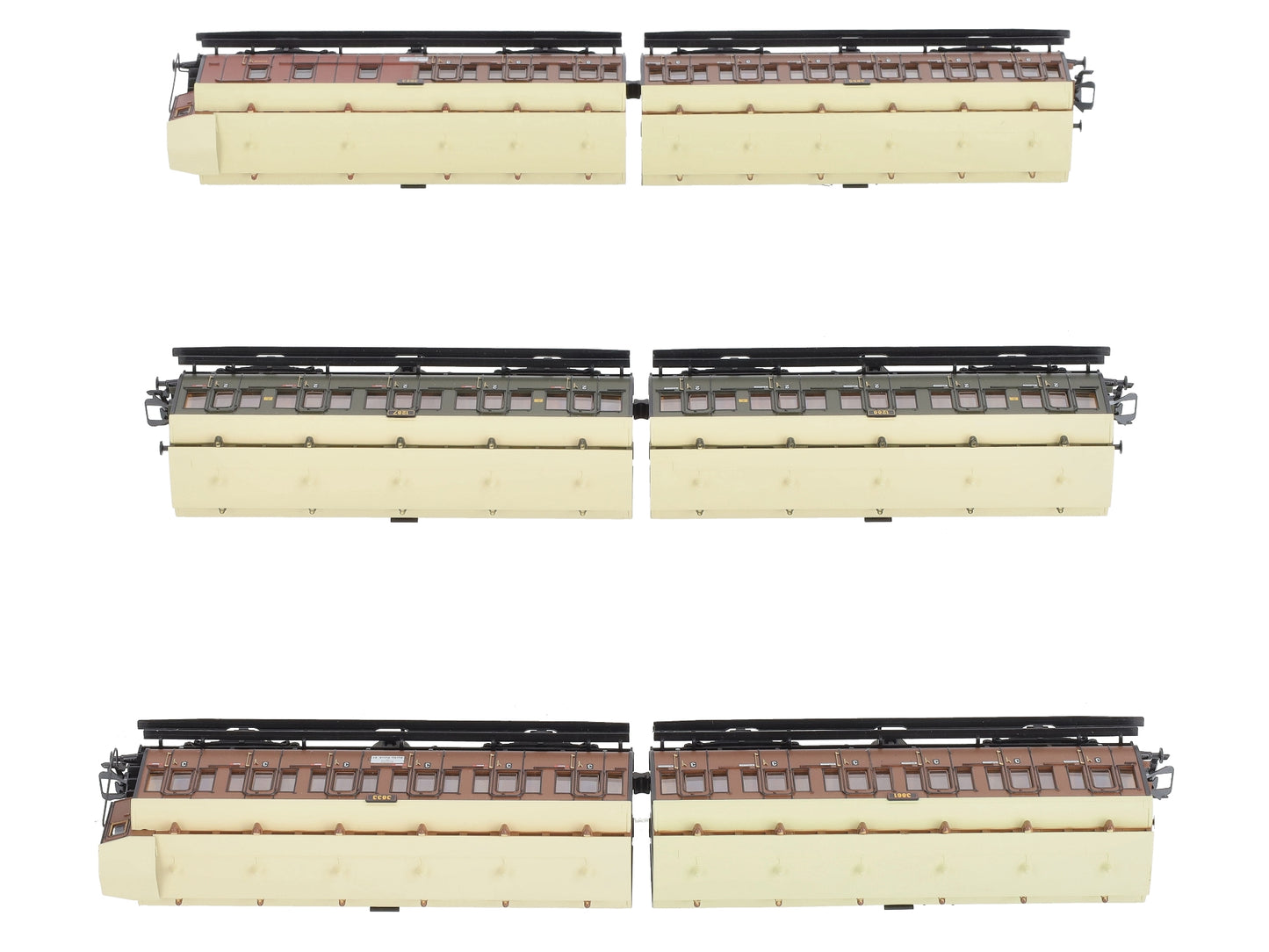 Marklin 42041 HO KPEV Passenger Car w/3 Pairs of Compartment Cars