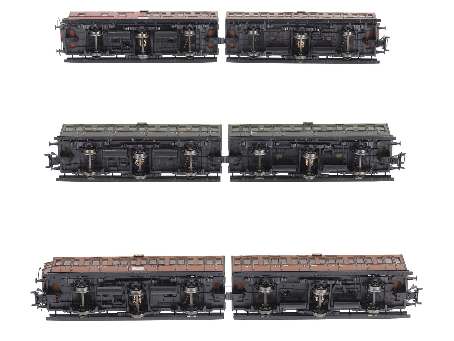 Marklin 42041 HO KPEV Passenger Car w/3 Pairs of Compartment Cars