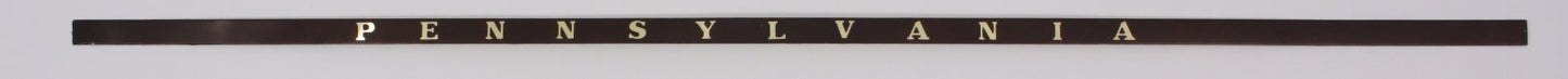 Lionel 2541-10 Left Hand Pennsylvania Aluminum Car Adhesive Strip