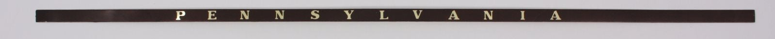 Lionel 2541-10 Left Hand Pennsylvania Aluminum Car Adhesive Strip